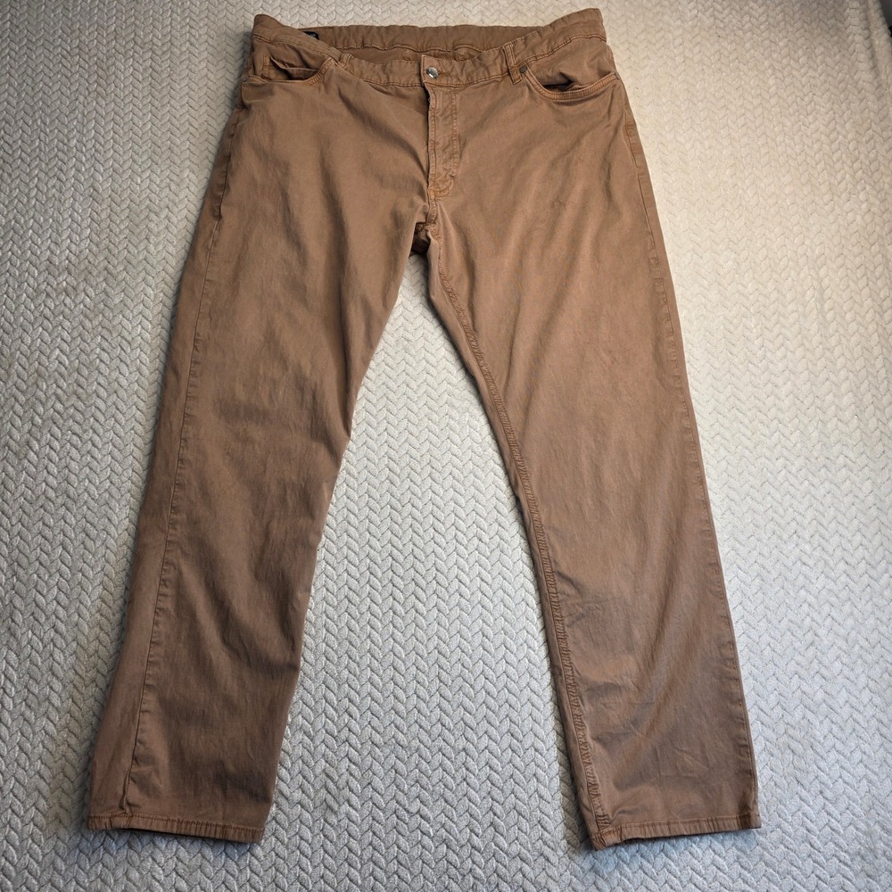 Peter Millar Crown Crafted Mens Tan 5-Pocket Pants Brown 40/30 Turkey Tailored